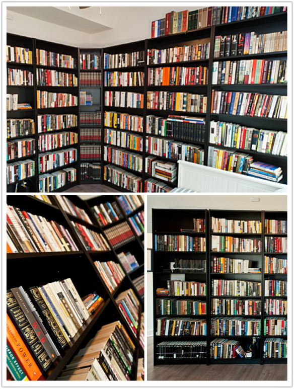 My library September 2013. Austin, Texas.